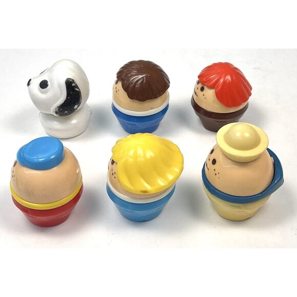 10pc Lot VTG 1980s LITTLE TIKES Chunky Toddle Tots Toy Figures & Vehicles *Read* - Picture 5 of 15